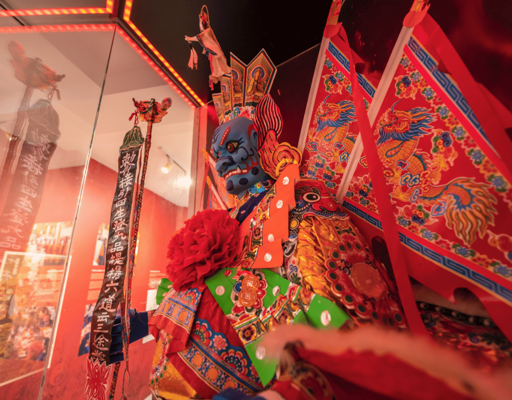 Paper effigy exhibit